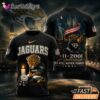Jacksonville Jaguars Never Forget 911 25th Anniversary Memorial T Shirt Thay Background Phu Hop Niche OI Tren San Pham Background Hoi MO Lam Noi Bat San Pham Trong Anh