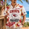 Kansas City Chiefs Floral Stadium Personalized Hawaiian Shirt Football Fan Gift