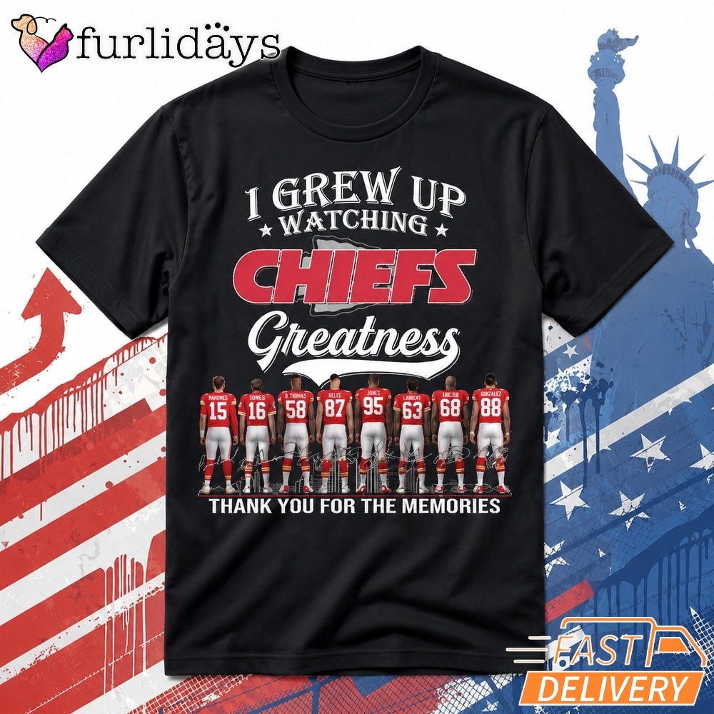 Kansas City Chiefs Greatest Moments T Shirt – Black Football Fan Tee Thiet KE Lai Hinh Anh Tren Mau Sao Cho Hot Trend Moi EP Hon Roi DI Chuyen Hinh Anh IN Tren Mat Truoc Sang Mockup AO Mau