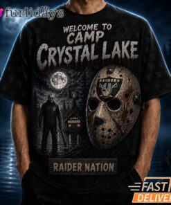 Las Vegas Raiders Camp Crystal Lake T Shirt – Horror Halloween