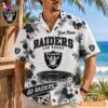 Las Vegas Raiders Floral Stadium Personalized Hawaiian Shirt Football Fan Gift