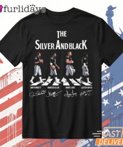 Las Vegas Raiders T-Shirt, Silver And Black Football Legends Graphic Tee