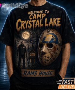 Los Angeles Rams Camp Crystal Lake T Shirt – Horror Halloween