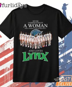 Minnesota Lynx Women Basketball Fan T Shirt, Never Underestimate A Woman