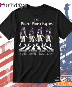 Minnesota Vikings Purple People Eaters Legends Signature T Shirt
