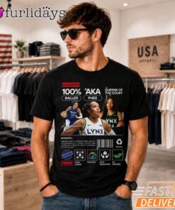 Napheesa Collier T-Shirt, 100 Aka The Challenger Minnesota Lynx Tee Men