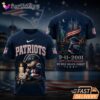 New England Patriots Never Forget 911 25th Anniversary Memorial T Shirt Thay Background Phu Hop Niche OI Tren San Pham Background Hoi MO Lam Noi Bat San Pham Trong Anh