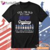 New York Giants Greatness Legends Football T Shirt, Thank You For The Memories