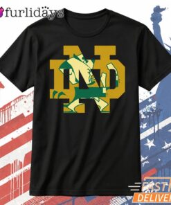 Notre Dame Fighting Irish Vintage Logo T Shirt, College Sports Fan Gift