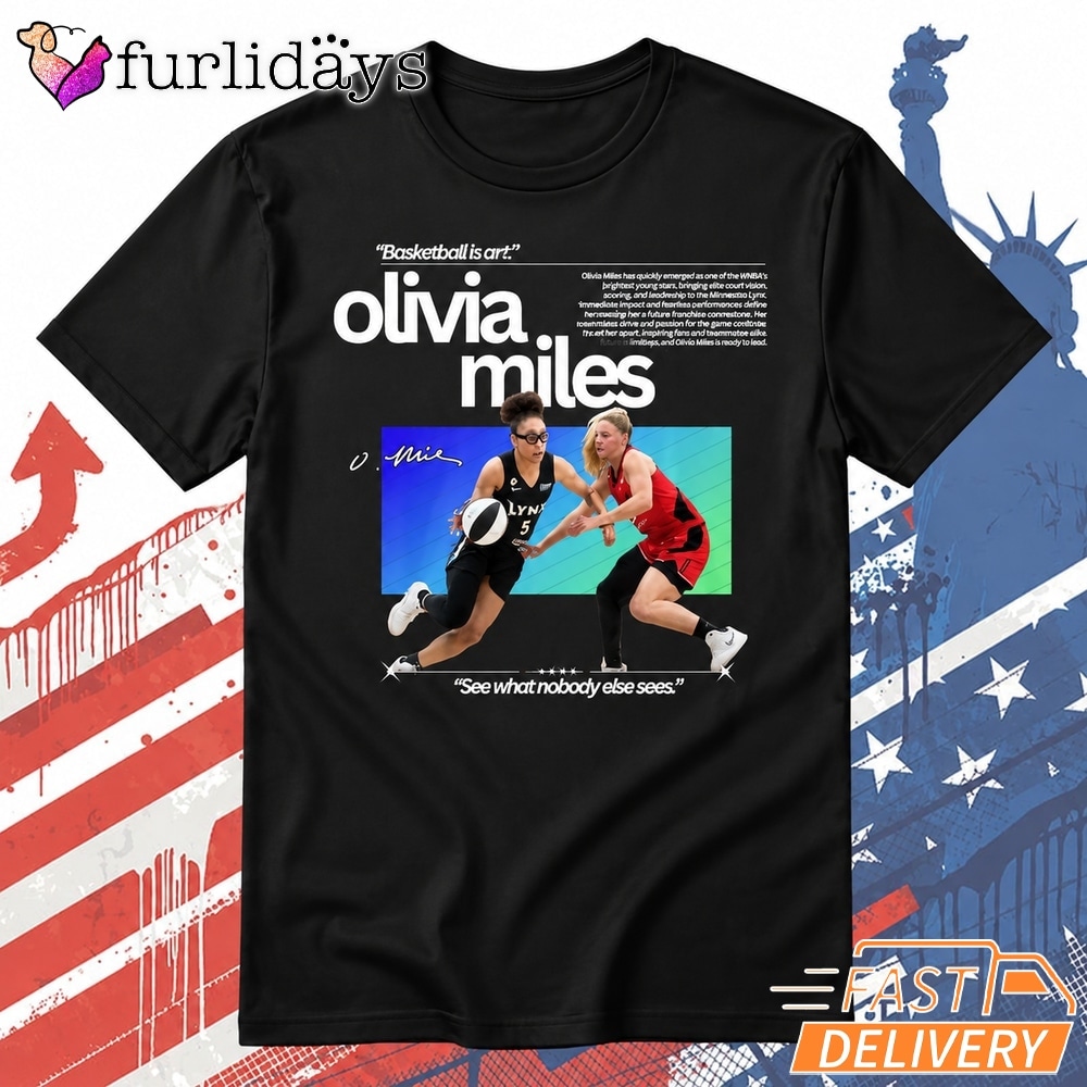 Olivia Miles Basketball Is Art See What Nobody Else Sees T Shirt
