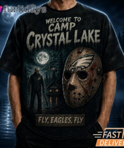 Philadelphia Eagles Camp Crystal Lake T Shirt – Horror Halloween
