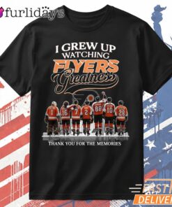 Philadelphia Flyers Greatness Signature Hockey T Shirt, Memories Gift