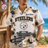 Pittsburgh Steelers Floral Stadium Personalized Hawaiian Shirt Football Fan Gift