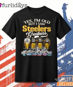 Pittsburgh Steelers Greatness Bradshaw Harris Greene Lambert Legends T Shirt