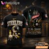 Pittsburgh Steelers Never Forget 911 25th Anniversary Memorial T Shirt Thay Background Phu Hop Niche OI Tren San Pham Background Hoi MO Lam Noi Bat San Pham Trong Anh