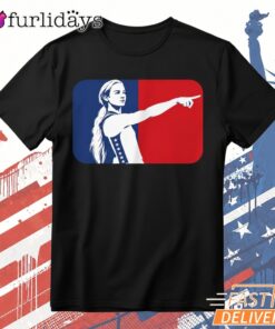 Retro Woman Pointing Graphic Vintage Style T Shirt DI Chuyen Hinh Anh IN Tren Mat Truoc Sang Mockup AO Mau Lay Ung Background Mau Thiet KE