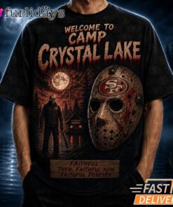 San Francisco 49ers Camp Crystal Lake T Shirt – Horror Halloween