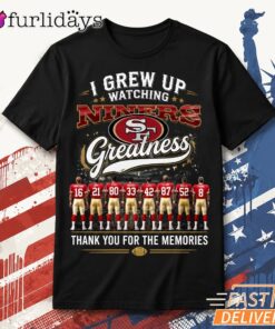 San Francisco 49ers Greatest Moments T Shirt – Black Football Fan Tee Thiet KE Lai Hinh Anh Tren Mau Sao Cho Hot Trend Moi EP Hon Roi DI Chuyen Hinh Anh IN Tren Mat Truoc Sang Mockup AO Mau