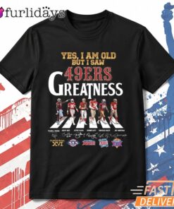 San Francisco 49Ers Greatness Legends Football T Shirt, Super Bowl Memories
