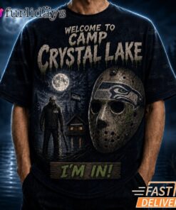 Seattle Seahawks Camp Crystal Lake T Shirt – Horror Halloween