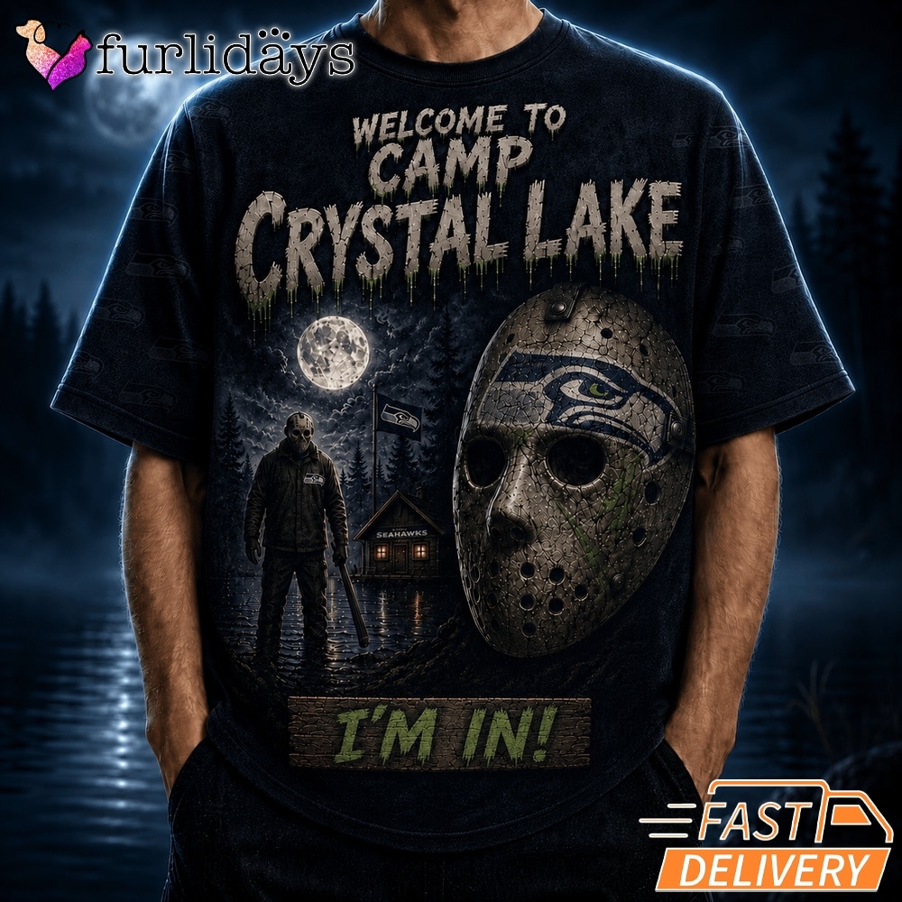 Seattle Seahawks Camp Crystal Lake T Shirt – Horror Halloween