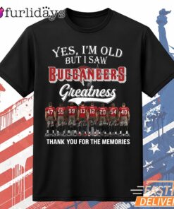 Tampa Bay Buccaneers Greatness Legends Football T Shirt, Thank You For The Memories