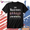 The Valkyries Basketball Player Lineup Tribute Graphic T Shirt DI Chuyen Hinh Anh IN Tren Mat Truoc Sang Mockup AO Mau Lay Ung Background Mau Thiet KE