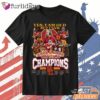 Usc Trojans Back To Back National Champions Signature Football T Shirt