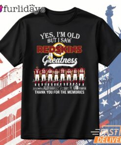 Washington Redskins Greatness Signature Football T Shirt, Memories Gift