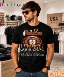 Washington Redskins T-Shirt, 93Rd Anniversary Football Memories Tee Men